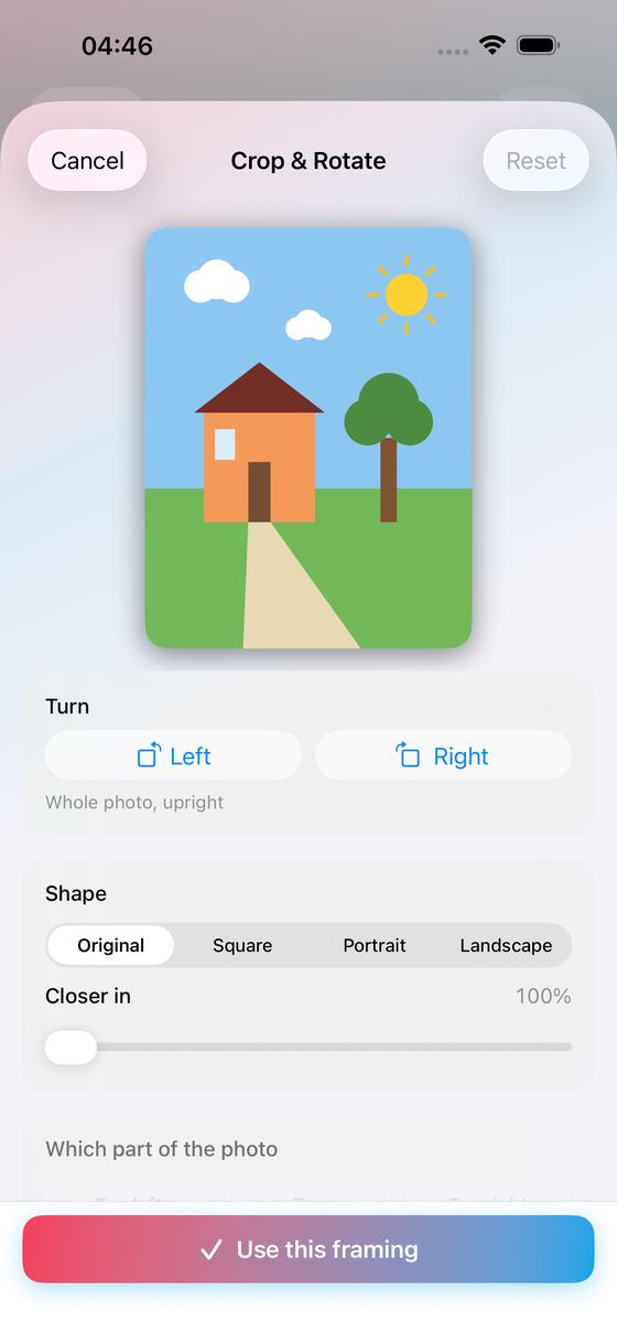 Colorplate screenshot 3