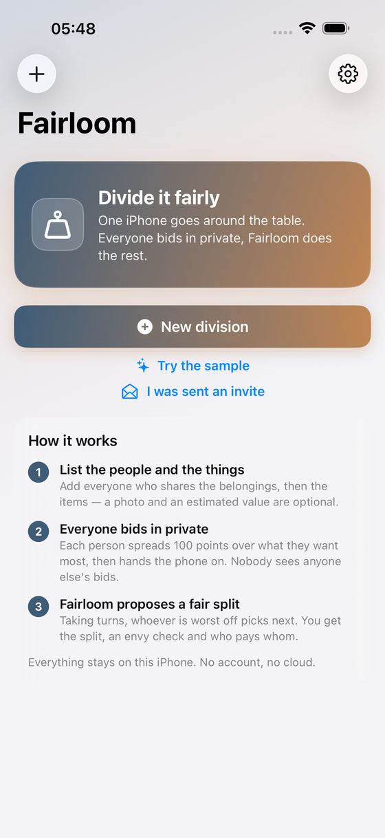 Fairloom screenshot 1