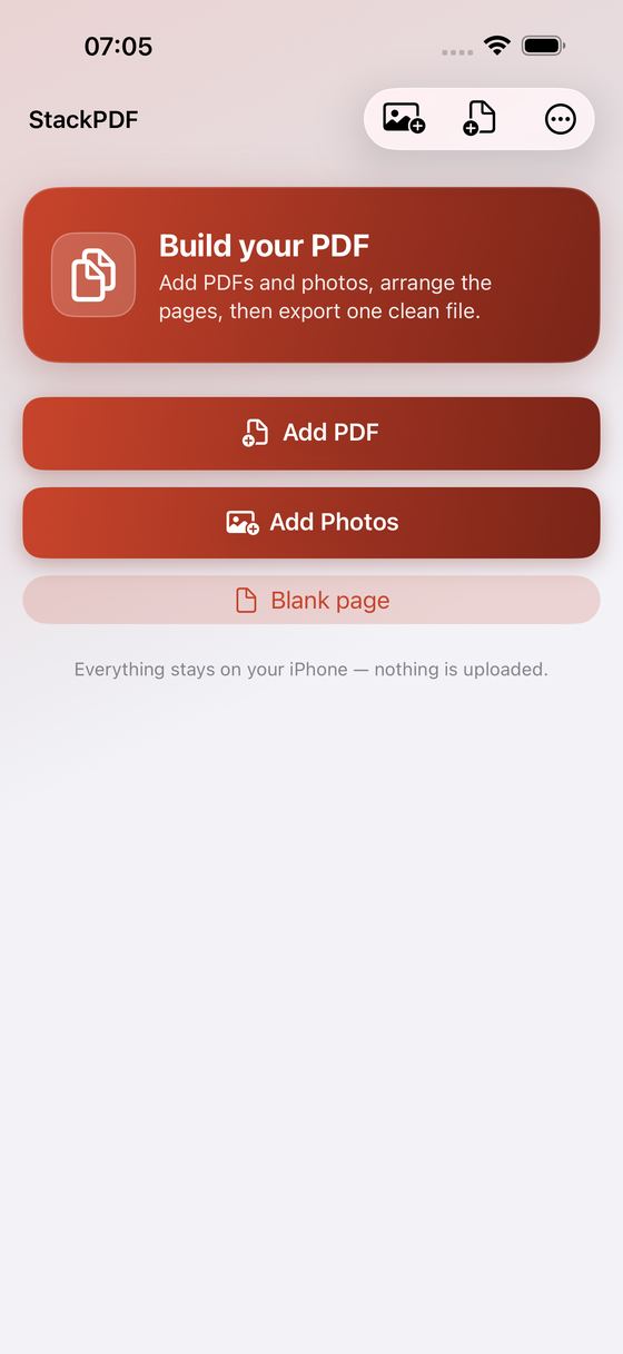 StackPDF screenshot 1