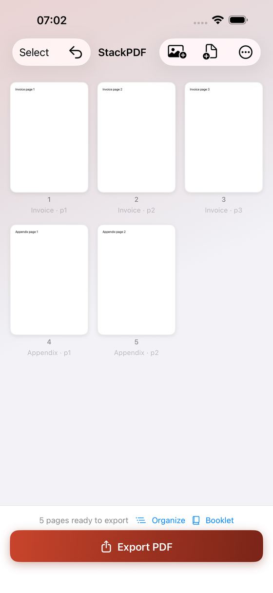 StackPDF screenshot 2